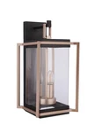 Craftmade ZA6514 Metalwork 3 Light 18" Tall Outdoor Wall Sconce - Midnight /. Fixed Price $261.50.