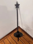 Large Wrought Iron Star Wall Candle Sconce 16 Rustic Farmhouse. Fixed Price $30.00.