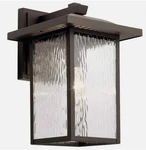 Kichler Capanna 16 In. 1-LIGHT Olde Bronze Outdoor Hardwired Wall Lantern Sconce. Fixed Price $115.00.