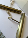 2 Vintage Hang O Lite Brass Plug Wall Lights 14. Fixed Price $49.00.