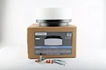 New Canarm Malloy IFM2029B12BK 2-LIGHT Flush Mount Opal Glass Matte Black 60W. Fixed Price $89.00.