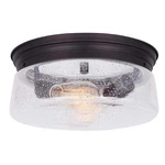 Canarm IFM623A12 Bronze Mill 2-LIGHT 12"W Flush Mount Ceiling Fixture. Fixed Price $87.55.