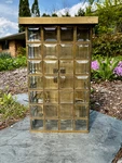 Vintage Mcm Wall Mount Beveled Glass Brass Light Fixture Breuer Ish Rare. Fixed Price $195.00.