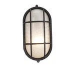 Trans Globe 41005BK Oval Bulk Head Outdoor Light Black. Fixed Price $22.99.