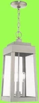 Livex Lighting 20857-91 Oslo Outdoor Pendant Chandeller Brushed Nickel. Fixed Price $189.99.