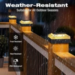 4X4 Solar Post Cap Lights Outdoor Fence Waterproof Deck. Fixed Price $22.99.
