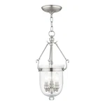 Livex Lighting Jefferson 3 Brushed Nickel Chain Lantern. Fixed Price $257.99.