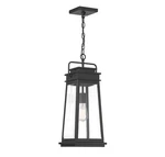 Matte Black Light Outdoor Hanging Lantern From The Boone Collection. Fixed Price $436.00.