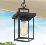 Lnc 12" 1-LIGHT Outdoor Hanging Lantern Pendant. Fixed Price $49.99.