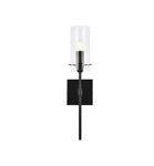 Elegant Lighting LD2361BK Elsreth 20" Tall Bathroom Sconce Black Wall Fixt. Fixed Price $35.99.