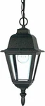 Nuvo 60/489 Textured Hanging Lantern With Clear Glass, Black. Fixed Price $59.99.