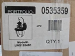 Portfolio Outdoor Wall Light Lantern - Oil Rubbed Bronze Beveled Glass. Fixed Price $54.95.