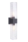 Craftmade ZA4510 Ridge Light 24" Tall Outdoor Wall Sconce - Midnight. Fixed Price $235.60.