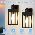 Letry Pack Motion Sensor Outdoor Wall Light Waterproof E26 Rectangle Lamp. Fixed Price $66.99.