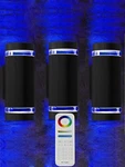 Remote Control Rgb Color Changing Wall Lighting Up And Down Outdoor Lights,. Fixed Price $299.99.
