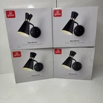 Globe 65855 Belmont Collection Wall Sconce Black Finish With Gold Accents 4 Pack. Fixed Price $56.00.