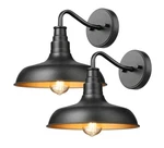 Pack New Dewenwils HOWL02D Wall Black Outdoor Lights Farmhouse Barn. Fixed Price $40.00.