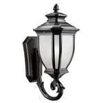 Kichler 9042 Salisbury 1 Light 24" Tall Outdoor Wall Sconce - Black. Fixed Price $514.99.