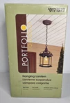 Portfolio Outdoor Hanging Lantern Porch Light Matte Rust Finish Model # 4183. Fixed Price $24.29.