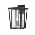 Z-lite Seoul 3 Light Outdoor Wall Sconce, Oil Rubbed Bronze/clear 571XL-ORB. Fixed Price $494.99.