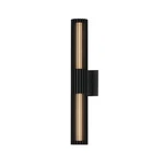 ET2 Lighting Citadel 2-LIGHT 24" Led Outdoor Wall Sconce, Black E30316-BK. Fixed Price $338.30.