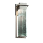Justice Design Led Fusion Pacific Large Sconce, NICKEL/RAIN-FSN-7544W-RAIN-NCKL. Fixed Price $280.00.