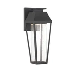 Matte Black Led Outdoor Wall Lantern From The Brookline Collection. Fixed Price $284.00.