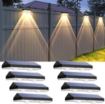 Solar Fence Lights Outdoor - 2700/4000/6000K 3 Mode, 8 Pack. Fixed Price $68.43.