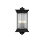 Elegant Lighting Collins 4 12" Outdoor Wall Sconce, Black - OD316W28BK. Fixed Price $328.00.