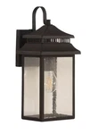 Craftmade Crossbend Outdoor Wall Light In Dark Bronze Gilded. Fixed Price $118.00.