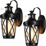 Vianis Exterior Lighting Fixtures, Black Outdoor Motion Sensor 2-PACK,. Fixed Price $141.99.