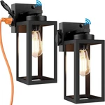 2-PACK Dusk To Dawn Fixtures,outdoor Wall Lights Outlet-dtd. Fixed Price $75.66.