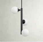 Progress Lighting Avec 3-LIGHT Matte Black Modern/ Contemporary White Glass. Fixed Price $100.00.