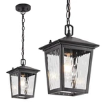 Outdoor Pendant Light, Black Porch Fixtures With Anti-rust, Ext.... Fixed Price $58.71.