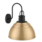 Hdc Shelston 15.5 In. 1-LIGHT Black And Gold Outdoor Barn Wall Fixture. Fixed Price $44.99.