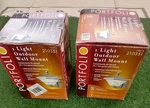 Portfolio Outdoor Exterior Light Wall Mount Pewter Finish Glass Globe Set Of 6. Fixed Price $142.77.
