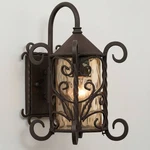 Casa Seville Vintage Outdoor Wall Light Fixture Dark Walnut Iron Scroll 13 1/4". Fixed Price $219.99.