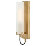 Hinkley Ryden Single Light Wall Sconce, Etched Glass Shade, Modern Industrial.... Fixed Price $378.22.