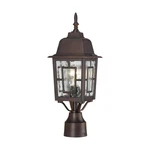 Nuvo 60-4928 Light 17" Outdoor Bronze Post Lantern W/ Clear Water Glass. Fixed Price $58.87.