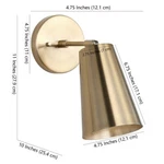 Safavieh Leonardo Wall Sconce, Reduced Price 2172703203 SCN4020A. Fixed Price $59.00.