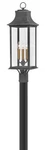 Aged Zinc Led Post Top Pier Mount From The Adair Collection. Fixed Price $499.00.