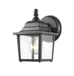 Z-lite 546 Waterdown 8" Tall 1 Light Wall Sconce Black. Fixed Price $51.00.