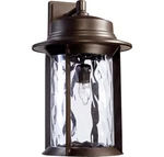 Quorum 7246-11-86 Charter 19" Outdoor Wall Sconce In Oiled Bronze. Fixed Price $270.00.