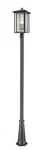 Aspen 3-LIGHT Outdoor Post Mounted Fixture In Black. Fixed Price $758.00.