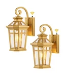 Outdoor Wall Lights Mount, 2-PACK Dusk To Dawn Front Porch Light, Gold M.... Fixed Price $127.56.