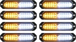 8PCS Sync Feature Ultra Slim 12-LED Surface Mount Flashing Strobe Lights For Tru. Fixed Price $62.99.