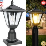 Solar Post Lights, 3000K Dusk To Dawn Lamp With Pier Mount Base. Fixed Price $53.99.