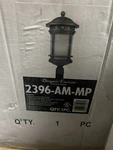 Designers Fountain 2396-AM-MP Light 11" Cast Aluminum Post Mediterranean. Fixed Price $150.00.