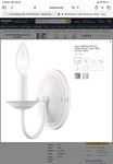 Livex Lighting 4151-03 Wall Sconce Fixture New Box. Fixed Price $24.99.