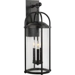 Feiss Dakota 25" Outdoor Wall Lantern Clear Seedy Glass Espresso OL7623ES 3-BULB. Fixed Price $245.00.